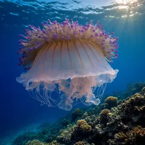 Jellyfish + Sea anemone
